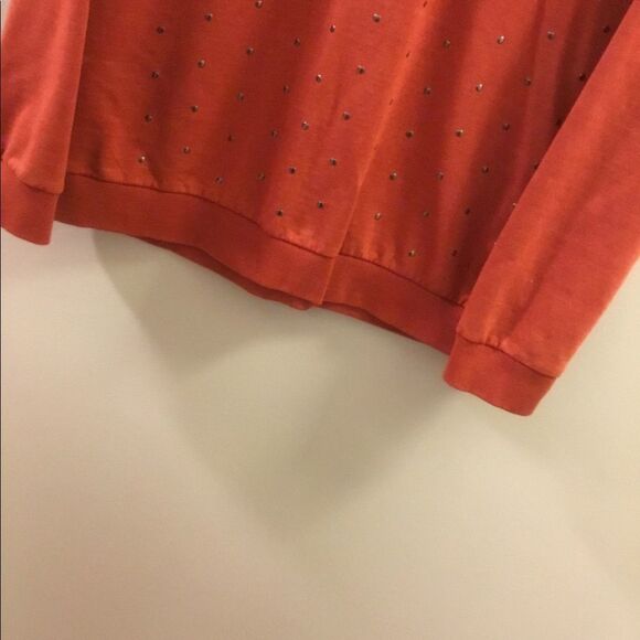 PINK Rose Large rust colored sweatshirt - Picture 14 of 16